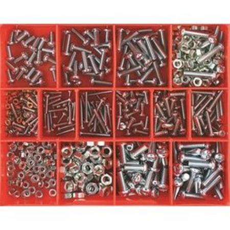 CHAMPION METRIC MACHINE SCREW & NUT ASSORTMENT 520pc