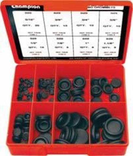 CHAMPION RUBBER BLANKING GROMMET ASSORTMENT 91pc