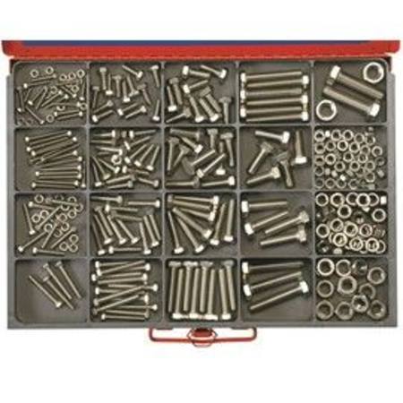 CHAMPION STAINLESS STEEL SET SCREWS & NUTS MASTER KIT 314pc