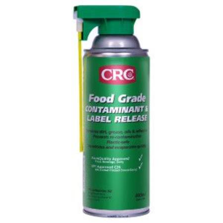 CRC FOOD GRADE CONTAMINANT & LABEL RELEASE SPRAY 400ML