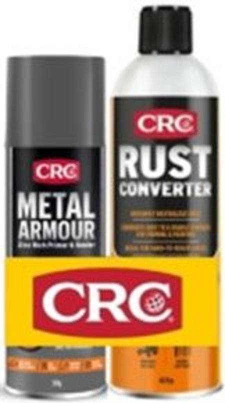 Buy CRC METAL ARMOUR 350G & RUST CONVERTER 425gm AEROSOL COMBO PACK in NZ. 