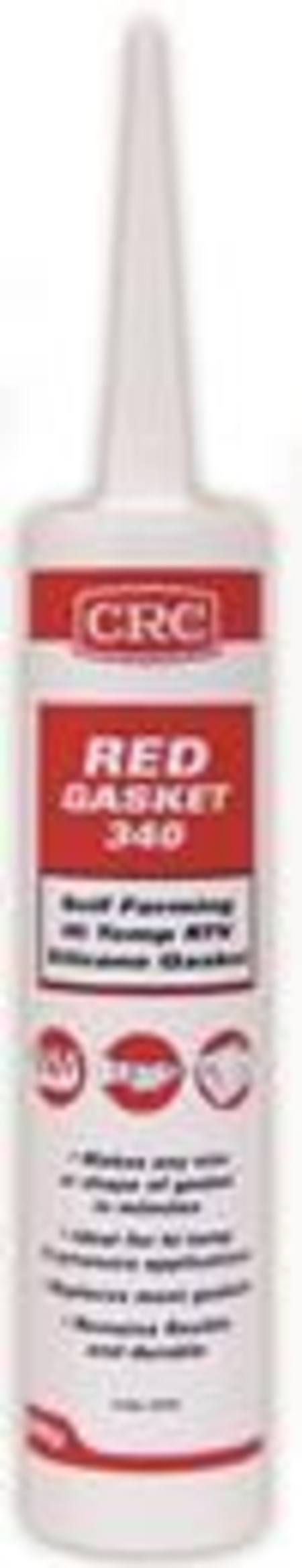 Buy CRC RED HI TEMP RTV SILICONE GASKET 340deg C 300gm CARTRIDGE in NZ. 