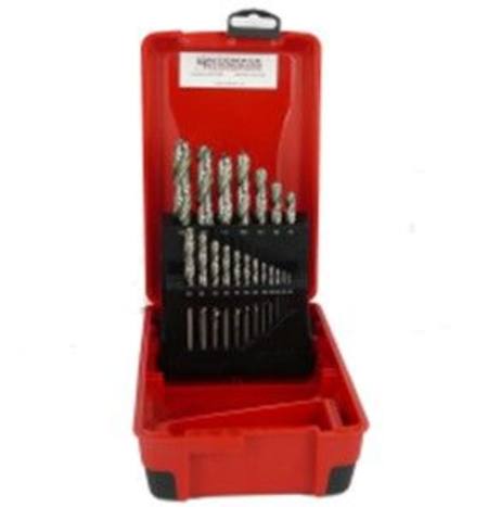 Buy DELTA POINT M3  HSS DRILL SET 1-13mm x 0.5 RISES ABS CASE in NZ. 