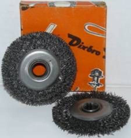 Buy DIXBRO 75mm 1/2" BORE WIRE WHEEL in NZ. 