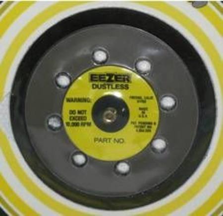 Buy EEZER 5535KV VELCRO 8 HOLE VACUUM BACK UP PAD 125mm in NZ. 