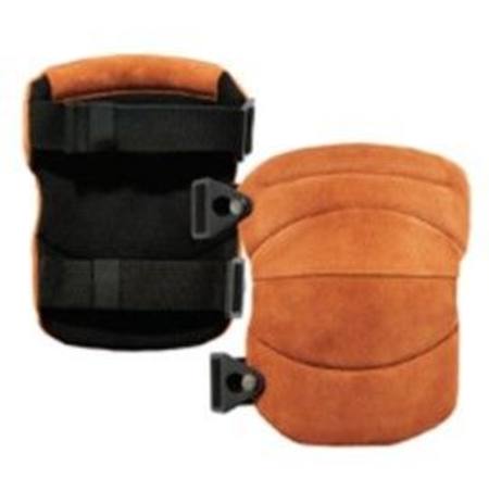 Buy ERGODYNE PROFLEX 230LTR LEATHER KNEE PADS WIDE SOFT CAP BROWN in NZ. 