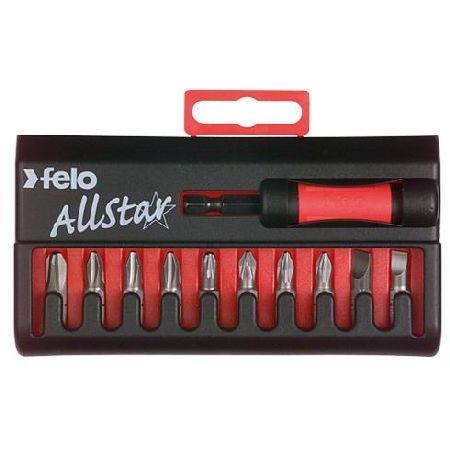 FELO ALL STAR SCREWDRIVER BIT SET 11pc