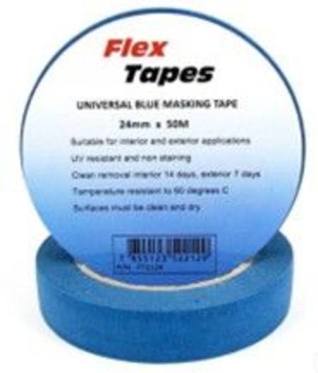 Buy FLEX TAPE PREMIUM UNIVERSAL MASKING TAPE BLUE 48MM x 50MTR in NZ. 