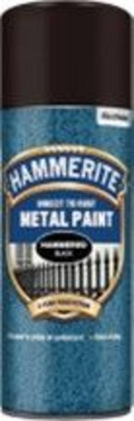 Buy HAMMERITE HAMMERED BLACK 400ml AEROSOL in NZ. 