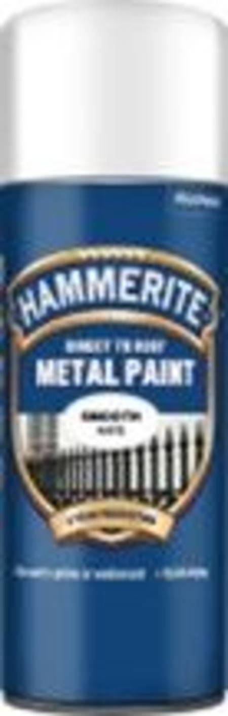 Buy HAMMERITE SMOOTH WHITE 400ml AEROSOL in NZ. 