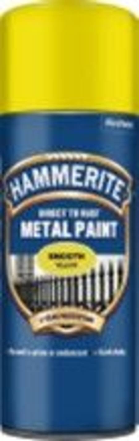 Buy HAMMERITE SMOOTH YELLOW 400ml AEROSOL in NZ. 