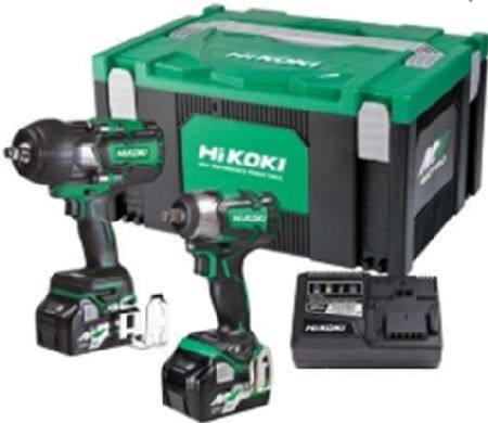 HIKOKI 36V 1/2"DR 1050Nm & 320Nm IMPACT WRENCH KIT