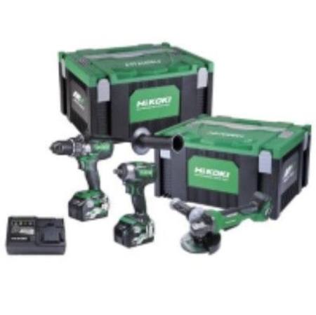 Buy HIKOKI 36V BRUSHLESS IMPACT DRILL 1/2" IMPACT WRENCH & 125MM ANGLE GRINDER KIT WITH BONUS 18V UTILITY LIGHT 1/10/20 - 31/12/20 in NZ.