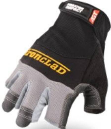 IRONCLAD MACH-5 VIBRATION IMPACT 2 FINGERLESS GLOVES MEDIUM SIZE