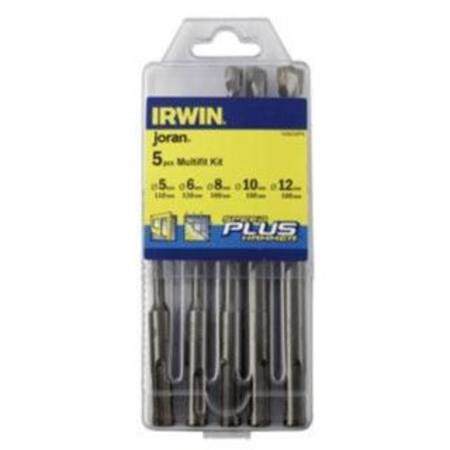 Buy IRWIN 5pc 5-12mm SDS PLUS MULTI-FIT MASONRY DRILL SET in NZ.