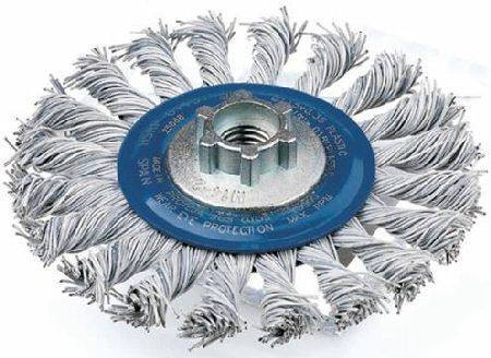 JAZ 115mm HIGH SPEED LAMINATED TWIST KNOT WIRE WHEEL 14 x 2.0