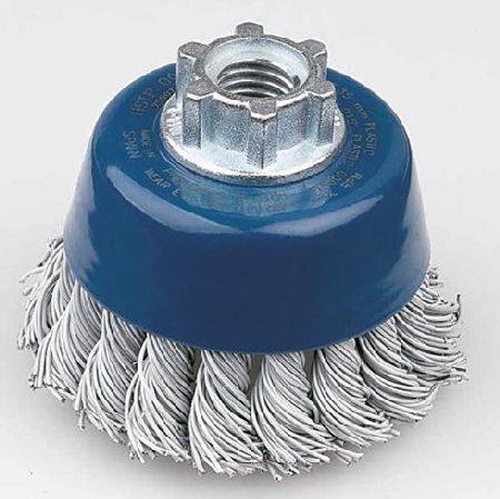 Buy JAZ LAMINATED WIRE TWIST KNOT HIGH SPEED CUP BRUSH 65mm x M14 x 2.0 in NZ. 