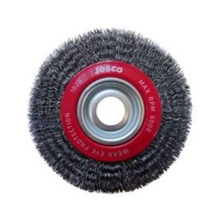 JOSCO 150 x 20 x .3mm STEEL WIRE WHEEL BRUSH