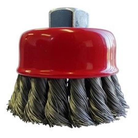 JOSCO 75MM MULTI THREAD TWIST KNOT WIRE CUP BRUSH