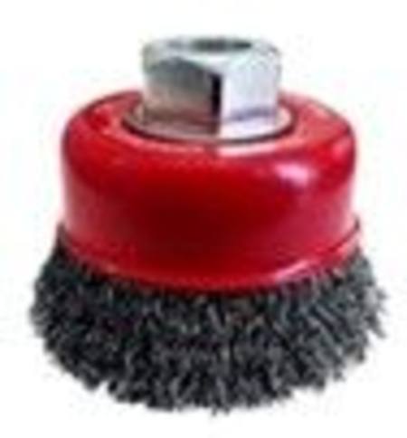 JOSCO CRIMPED CUP BRUSH 75mm MULTI THREAD-M14 x 2.0 - M10 x 1.5