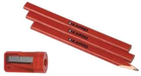 KAPRO CARPENTER'S PENCIL SHARPENER WITH 3 PENCILS