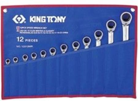 Buy KING TONY 12pc 2 WAY METRIC SPEED WRENCH SET 8-24mm in NZ. 