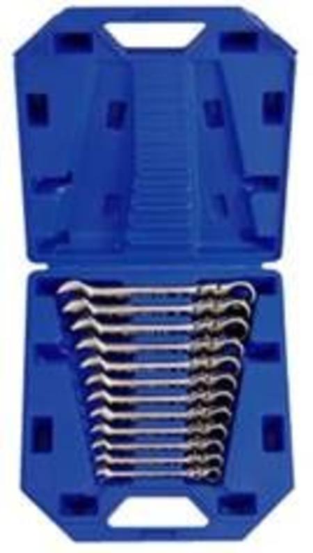 KING TONY 12pc METRIC FLEXI SPEED WRENCH SET 8-19mm