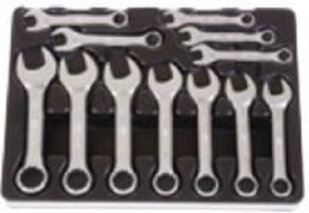 KING TONY 12pc STUBBY SPANNER SET