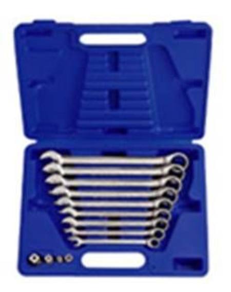 KING TONY 13pc RATCHET WRENCH SET METRIC 8-19mm