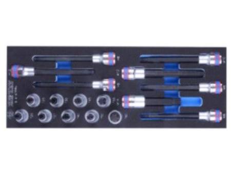 Buy KING TONY 17pc 1/2" DR BIT SOCKET SET IN EVO FOAM TRAY in NZ. 