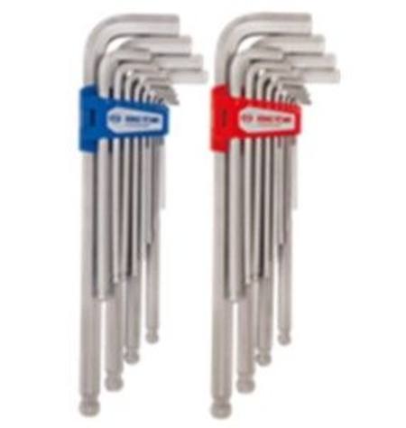 KING TONY 2 X 13PC IMP/MET EXTRA LONG BALL POINT HEX KEY SETS