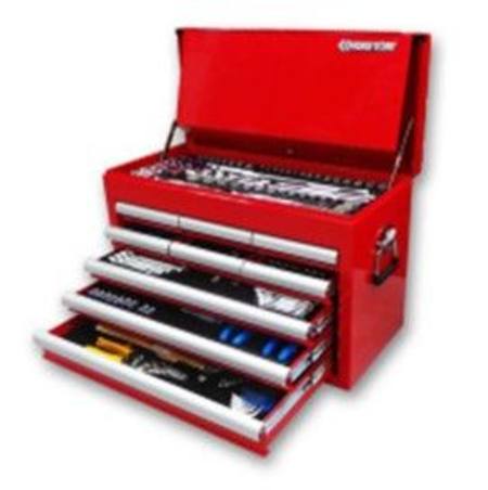 Buy KING TONY 236PC TOOL KIT IN 9 DRAWER RED BOX in NZ.