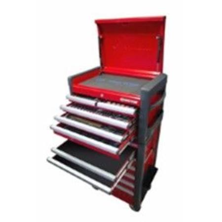 KING TONY 236PC TOOL KIT (METRIC) IN 4 DRAWER TOOL BOX & 7 DRAWER ROLL CAB