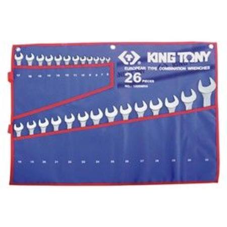 Buy KING TONY 26pc METRIC R/OE SPANNER SET 6-32mm in NZ. 