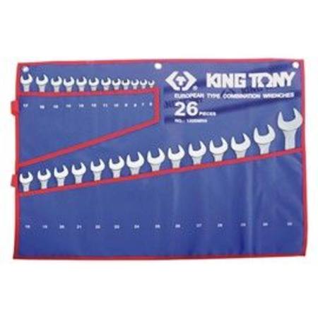 Buy KING TONY 26pc METRIC R/OE SPANNER SET 6-32mm with BONUS KT3036CR01 & BT-02 SPEAKER valid 15 OCT - 21 DEC 2020 in NZ.