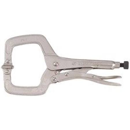 Buy KING TONY 280MM/11"  C CLAMP LOCKING PLIER WITH SWIVEL PADS in NZ. 