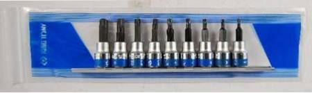 KING TONY 3/8dr TORX SOCKET SET ON RAIL T10-T50