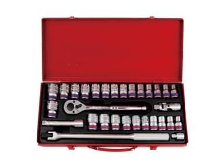 KING TONY 30pc 1/2"dr METRIC - IMPERIAL SOCKET SET