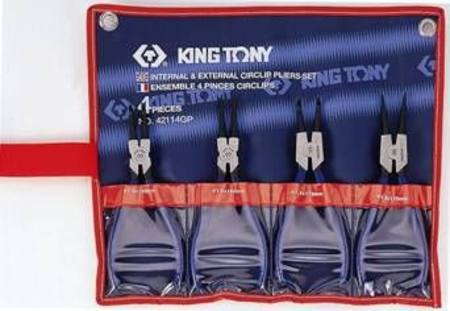 KING TONY 4pc CIRCLIP PLIER SET