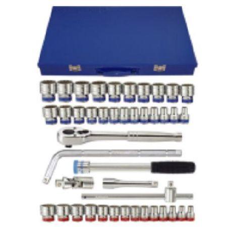 Buy KING TONY 43pc 1/2dr COMBINATION SOCKET SET 12KING TONY 143pc 1/4"- 3/8" -1/2"DR 6PT SOCKET SET KT2539MR-AM pKING TONY 43pc 1/2dr COMBINATION SOCKET SET 12pt KT2539MR-AM t in NZ. 