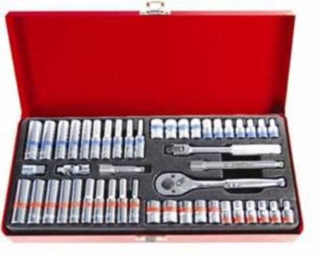 KING TONY 48pc 1/4dr MET/IMP SOCKET SET