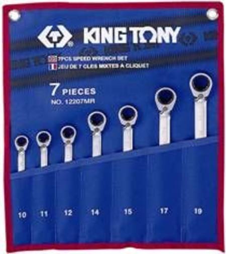 Buy KING TONY 7pc METRIC SPEED WRENCH SET 5deg ANGLE 8mm-19mm in NZ. 