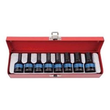 KING TONY 8pc 1/2dr INHEX IMPACT SOCKET SET