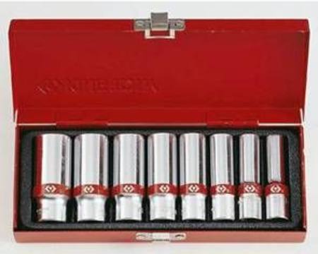 KING TONY 8pc 3/8dr IMPERIAL DEEP SOCKET SET