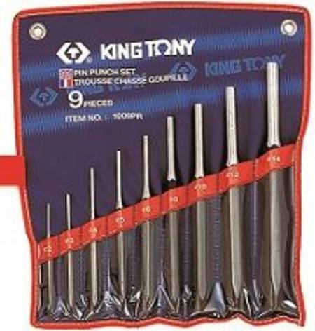 KING TONY 9pc PIN PUNCH SET 2 - 14MM