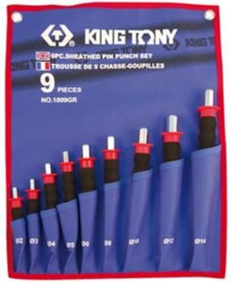 Buy KING TONY 9pc PIN PUNCH WITH GRIPS SET 2 - 14MM in NZ. 