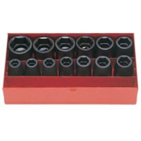 KOKEN 12pc 1/2dr IMPACT SOCKET SET 3/8-1-1/8"