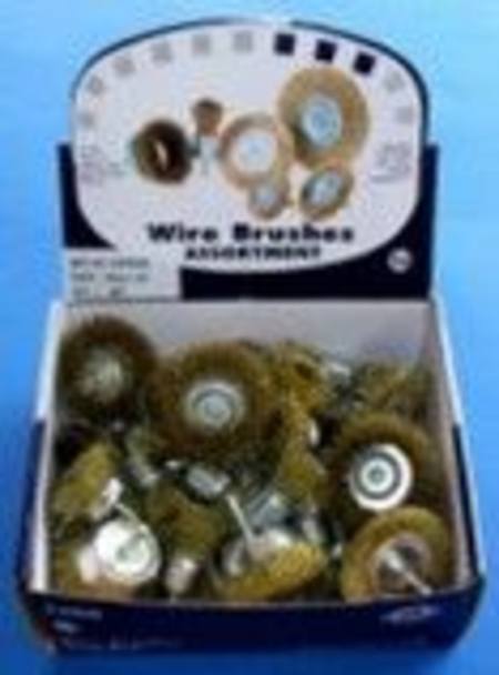 LION WIRE BRUSH ASSORTMENT 36PC