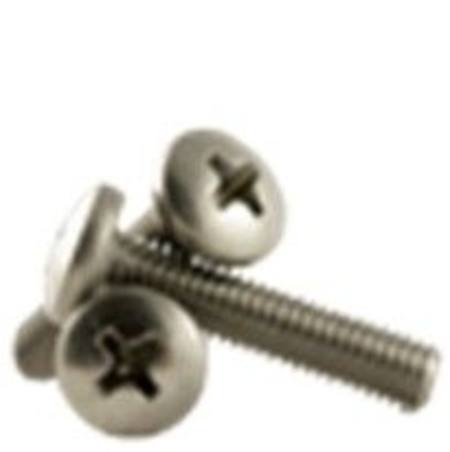 M3-0.50 x 6mm 304 STAINLESS STEEL  PAN PHILLIPS MACHINE SCREW