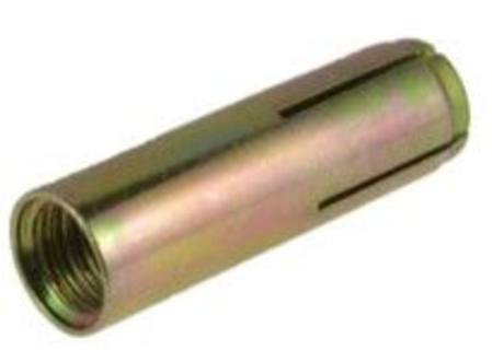 M6 X 25MM DROP-IN ANCHOR YELLOW ZINC